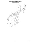 Diagram for 03 - Control Panel Parts