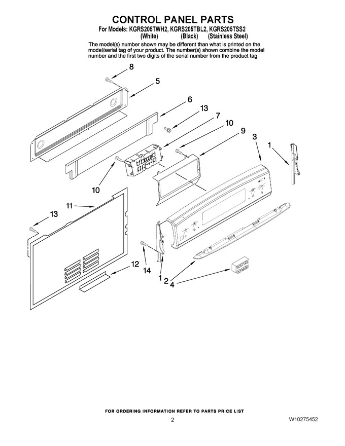 Diagram for KGRS205TWH2