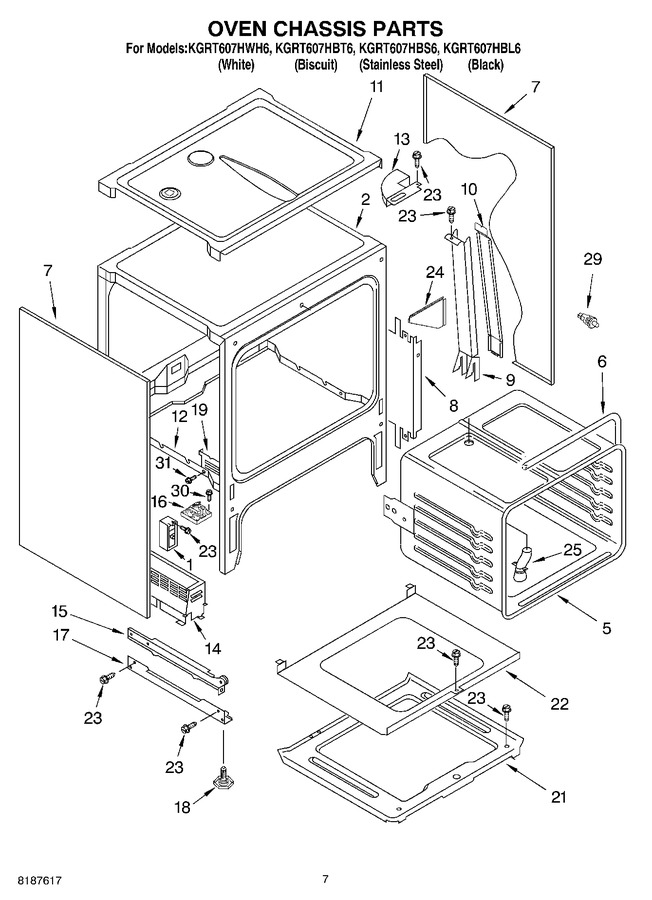 Diagram for KGRT607HWH6