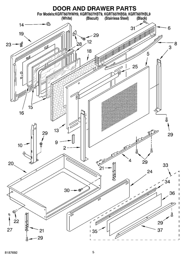 Diagram for KGRT607HBS9