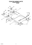 Diagram for 02 - Cooktop Burner Parts