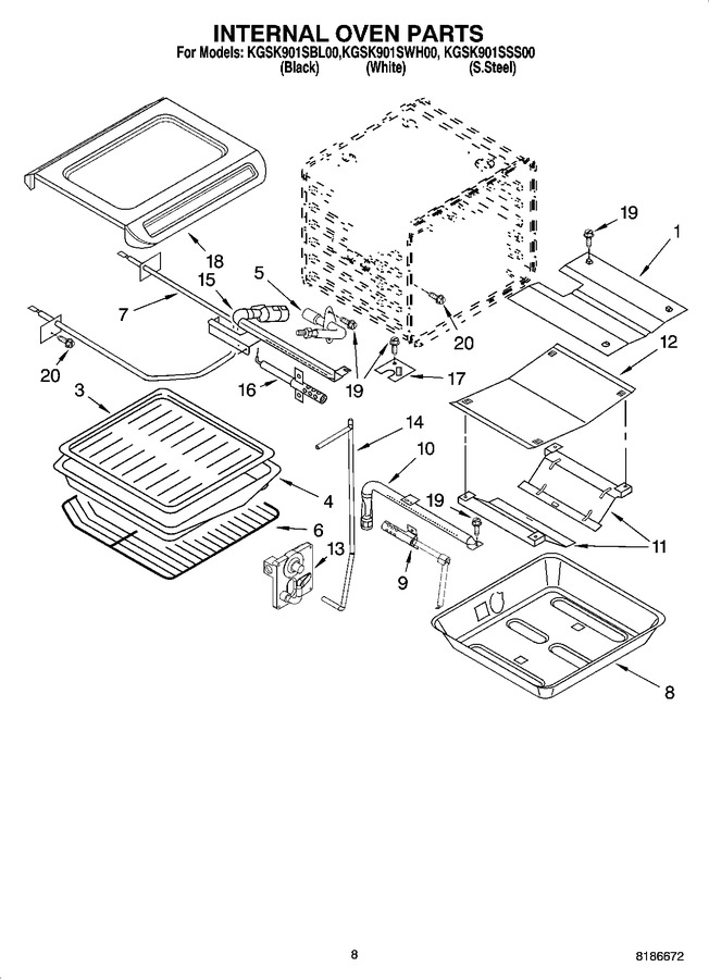 Diagram for KGSK901SBL00