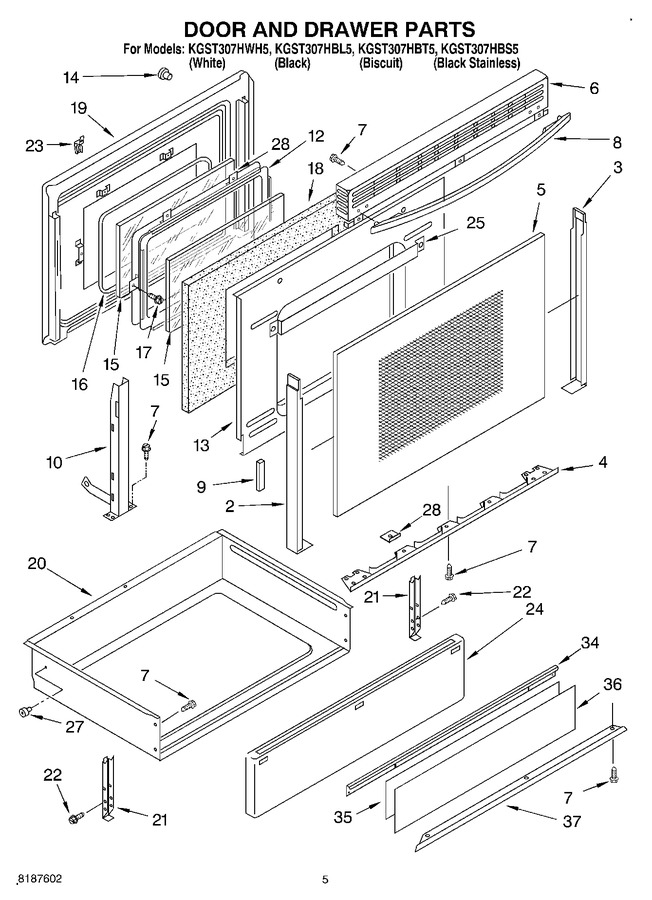 Diagram for KGST307HBL5