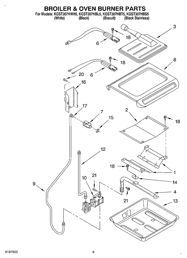 Diagram for KGST307HWH5