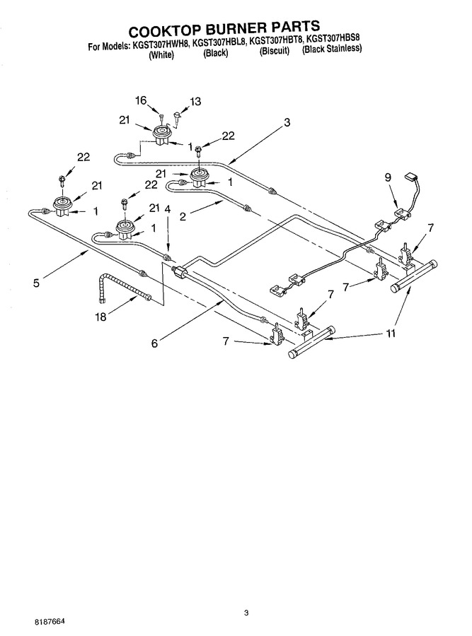 Diagram for KGST307HWH8