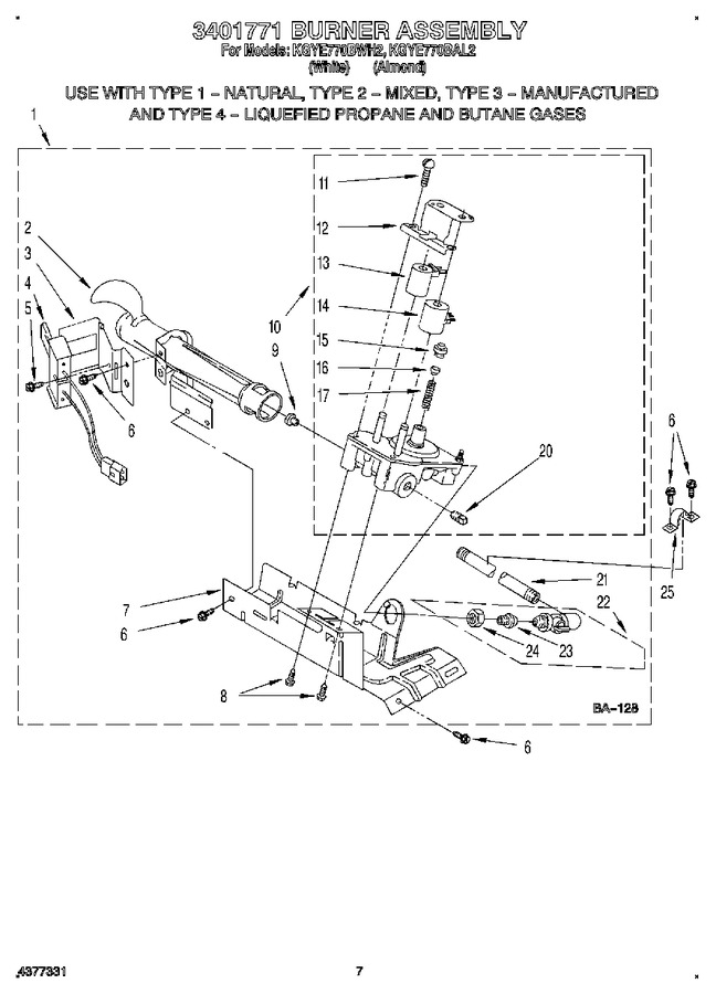 Diagram for KGYE770BAL2