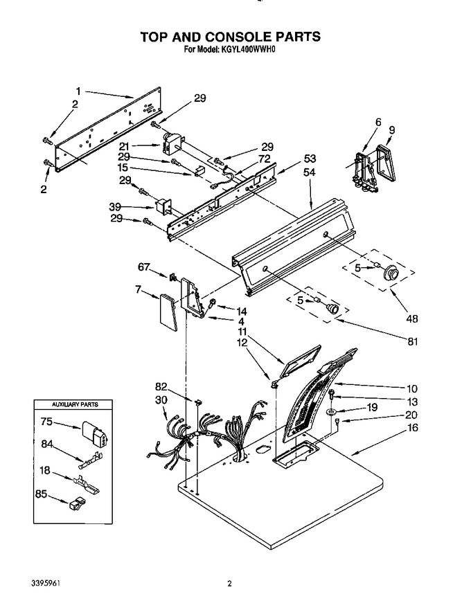 Diagram for KGYL400WWH0