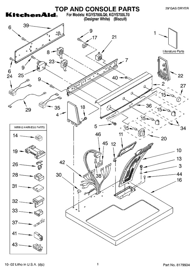 Diagram for KGYS700LT0