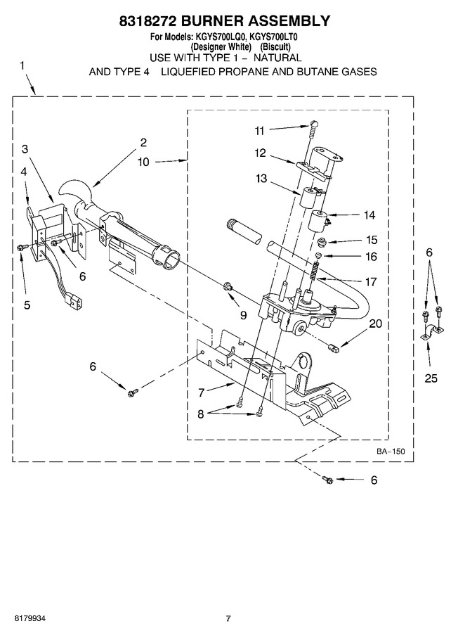 Diagram for KGYS700LQ0