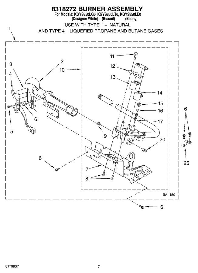 Diagram for KGYS850LE0