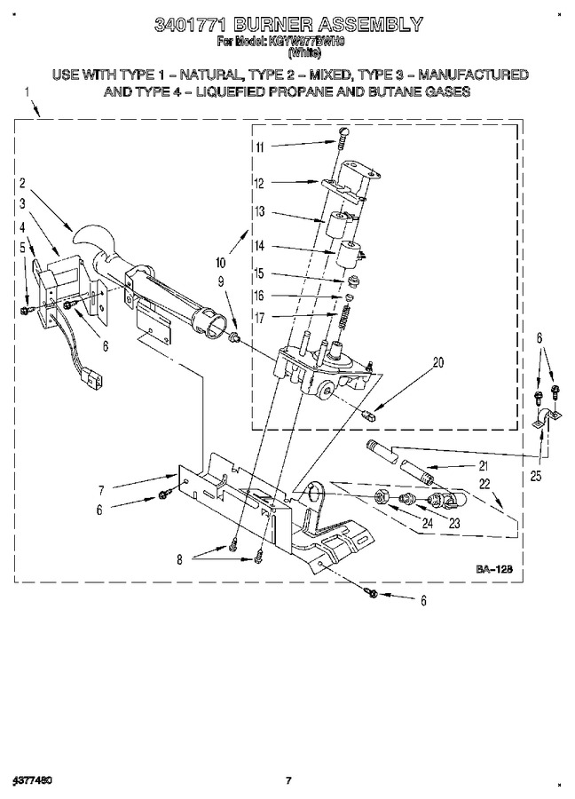 Diagram for KGYW977BWH0