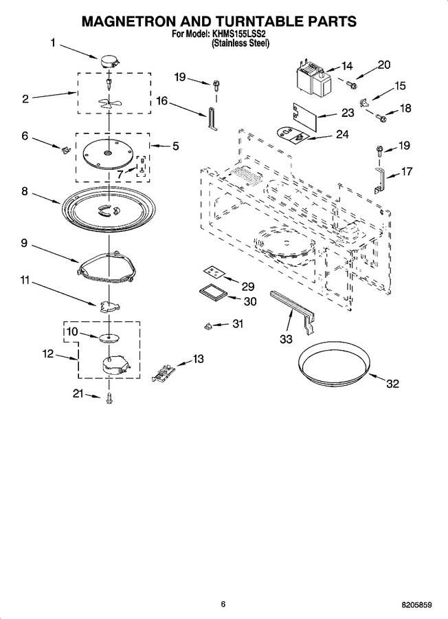 Diagram for KHMS155LSS2