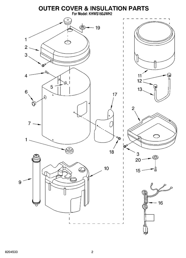 Diagram for KHWS160JBU2