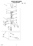 Diagram for 03 - Spout Unit Parts