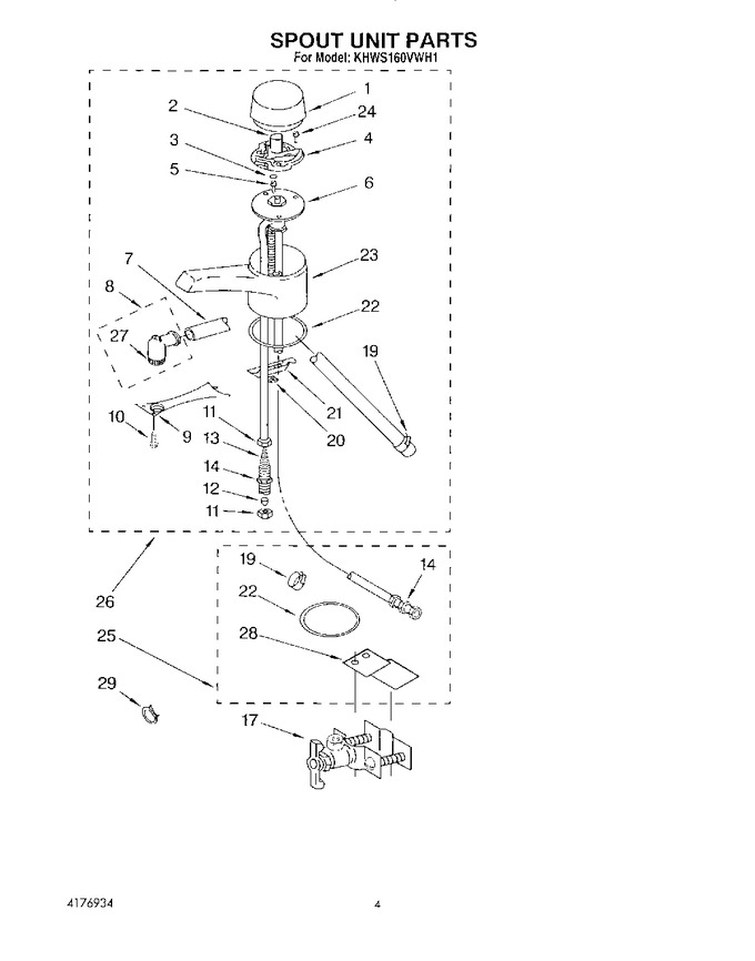 Diagram for KHWS160VWH1