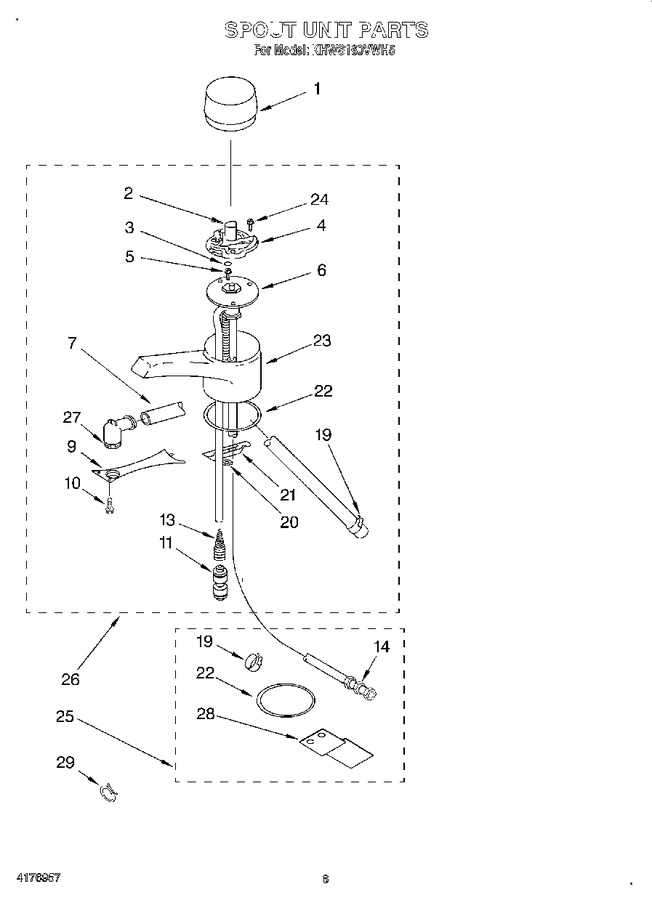 Diagram for KHWS160VCR5