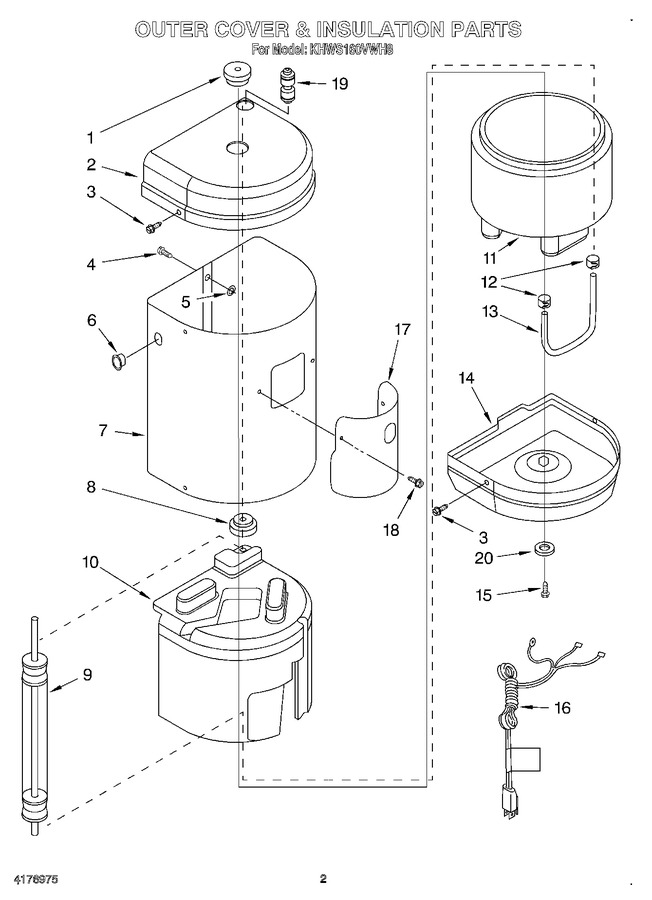 Diagram for KHWS160VWH8