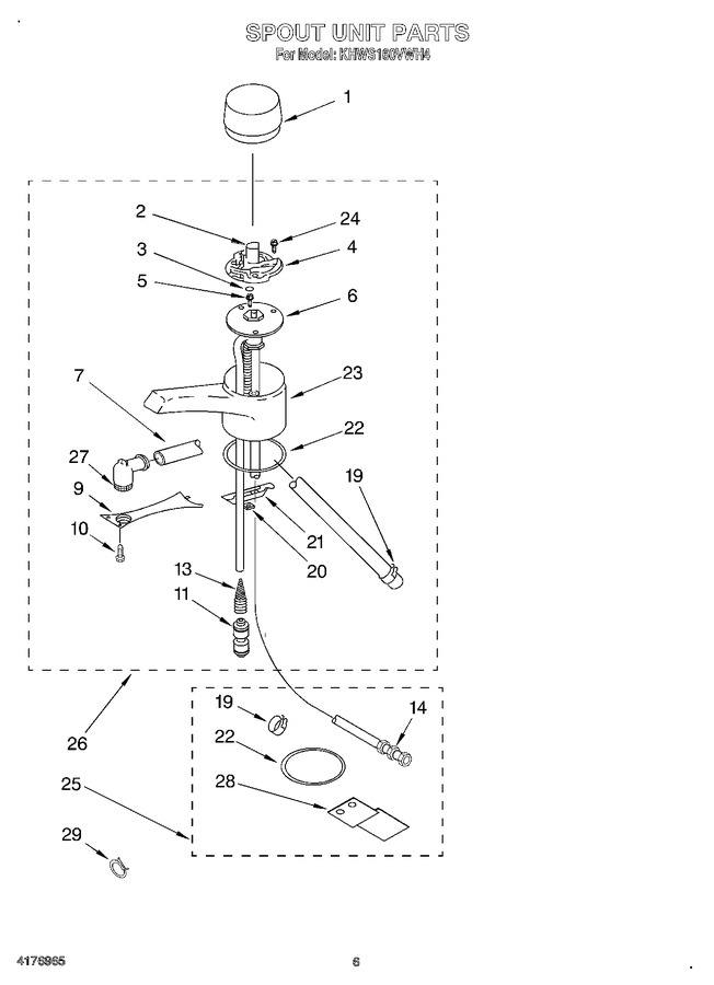 Diagram for KHWS160VWH4