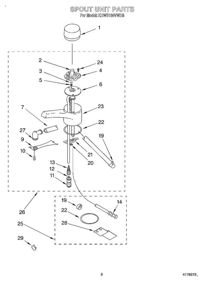 Diagram for KHWS160VWH6