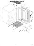 Diagram for 02 - Door And Shelf Parts