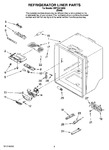 Diagram for 03 - Refrigerator Liner Parts