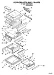 Diagram for 03 - Refrigerator Shelf Parts