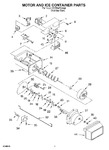 Diagram for 05 - Motor And Ice Container