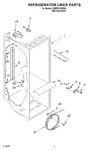 Diagram for 02 - Refrigerator Liner Parts