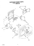 Diagram for 08 - Dispenser Front Parts