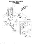 Diagram for 08 - Dispenser Front Parts