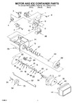 Diagram for 05 - Motor And Ice Container