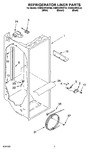 Diagram for 02 - Refrigerator Liner Parts