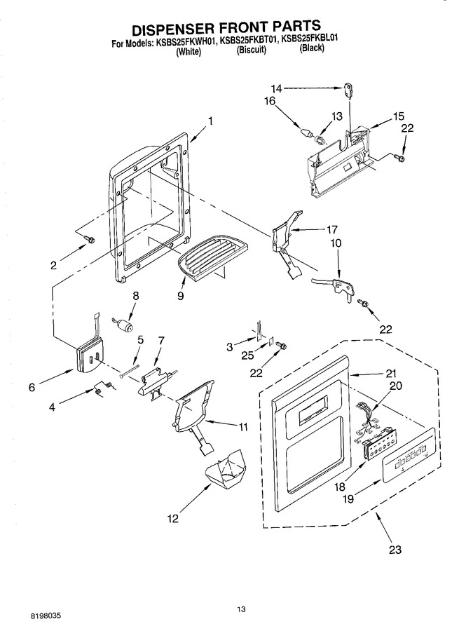 Diagram for KSBS25FKWH01