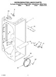 Diagram for 02 - Refrigerator Liner Parts