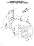 Diagram for 08 - Dispenser Front Parts