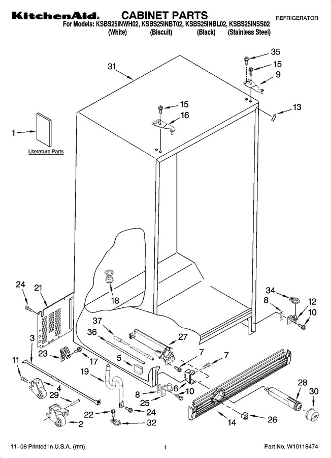 Diagram for KSBS25INWH02