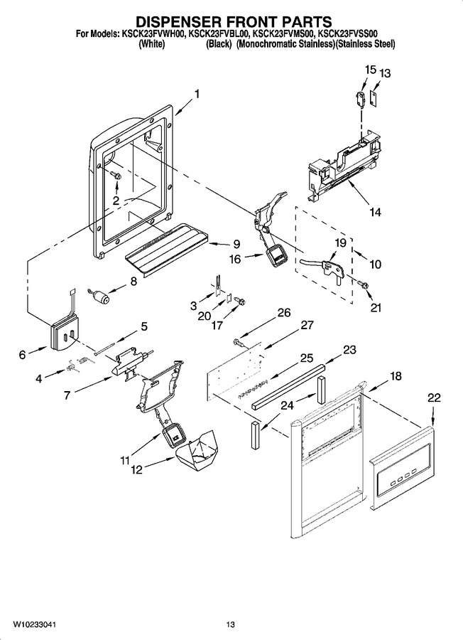 Diagram for KSCK23FVBL00