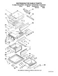 Diagram for 03 - Refrigerator Shelf Parts