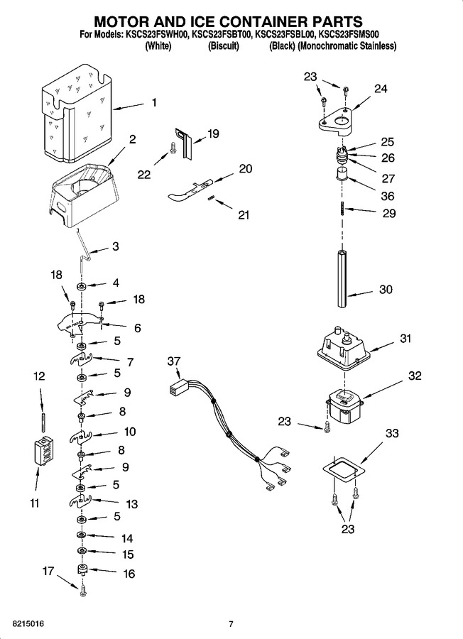 Diagram for KSCS23FSWH00