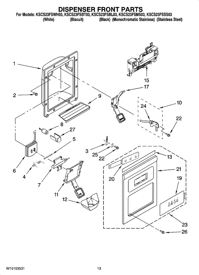 Diagram for KSCS23FSWH03