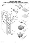 Diagram for 04 - Freezer Liner Parts