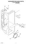 Diagram for 02 - Refrigerator Liner Parts