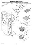 Diagram for 04 - Freezer Liner Parts