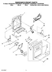 Diagram for 08 - Dispenser Front Parts