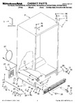 Diagram for 01 - Cabinet Parts