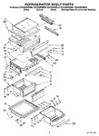 Diagram for 03 - Refrigerator Shelf Parts