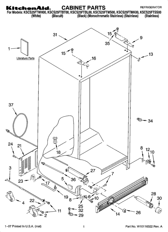 Diagram for KSCS25FTBT00