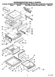 Diagram for 03 - Refrigerator Shelf Parts