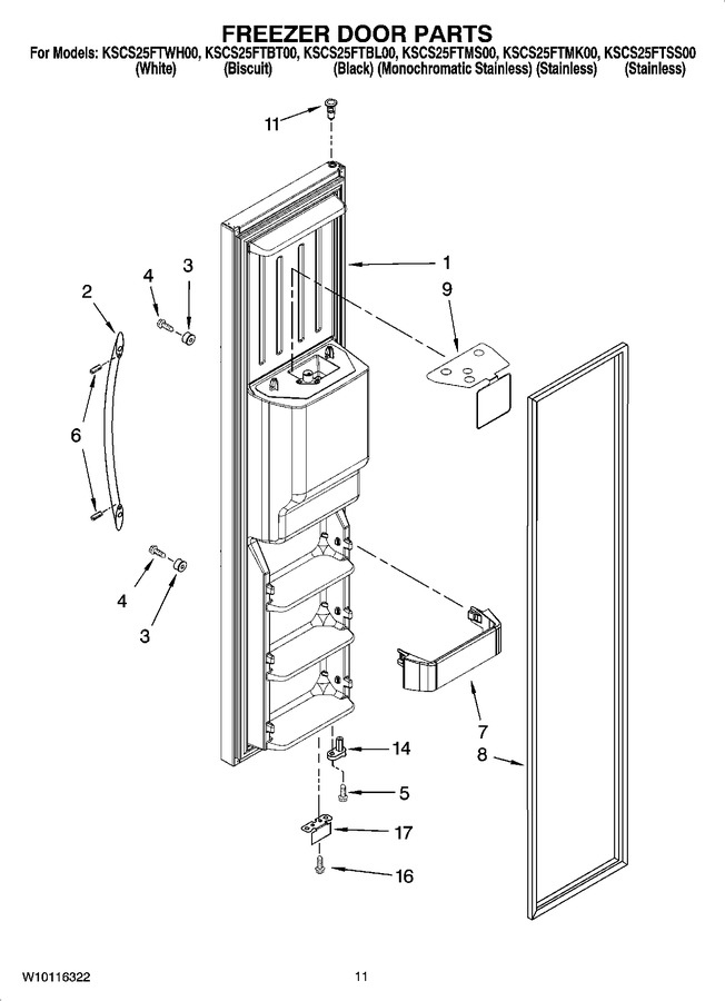 Diagram for KSCS25FTWH00