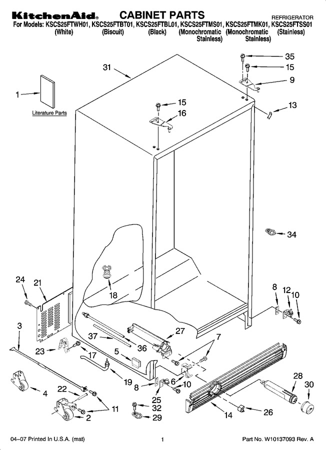 Diagram for KSCS25FTBL01